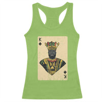 African King Card Black Pride Racerback Tank Top
