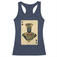 African King Card Black Pride Racerback Tank Top