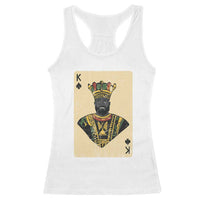 African King Card Black Pride Racerback Tank Top