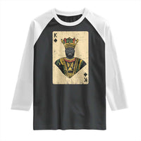 African King Card Black Pride Raglan Shirt