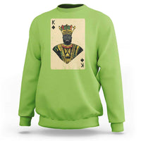 African King Card Black Pride Sweatshirt