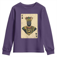 African King Card Black Pride Youth Sweatshirt