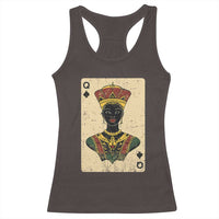 African Queen Card Black Pride Racerback Tank Top