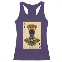 African Queen Card Black Pride Racerback Tank Top