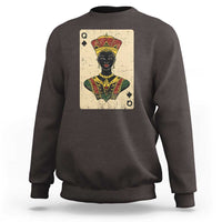 African Queen Card Black Pride Sweatshirt