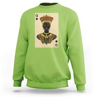 African Queen Card Black Pride Sweatshirt