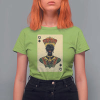 African Queen Card Black Pride T Shirt For Women
