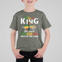 Black Pride T Shirt For Kid Black King The Most Powerful Piece In The Game