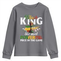 Black Pride Youth Sweatshirt Black King The Most Powerful Piece In The Game