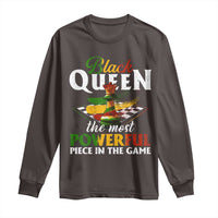 Black Pride Long Sleeve Shirt Black Queen The Most Powerful Piece In The Game