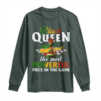 Black Pride Long Sleeve Shirt Black Queen The Most Powerful Piece In The Game