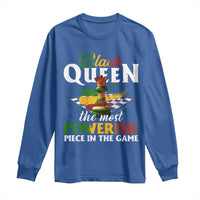Black Pride Long Sleeve Shirt Black Queen The Most Powerful Piece In The Game