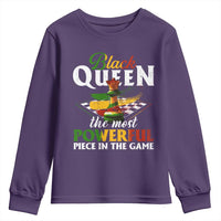 Black Pride Youth Sweatshirt Black Queen The Most Powerful Piece In The Game