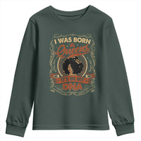 Black Women Pride Youth Sweatshirt I Was Born A Queen It's In My DNA