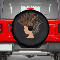 Dear Black Girl Black Women Pride Spare Tire Cover