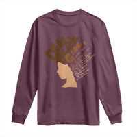 Dear Black Girl Black Women Pride Long Sleeve Shirt
