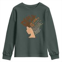 Dear Black Girl Black Women Pride Youth Sweatshirt