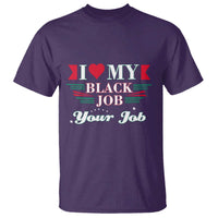 Personalized Black Jobs T Shirt Custom Job I Love My Black Job