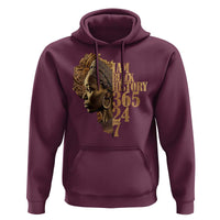 I Am Black History 365 24 7 Hoodie