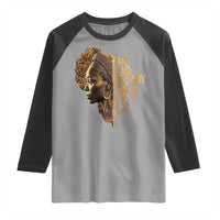 I Am Black History 365 24 7 Raglan Shirt