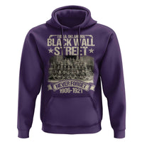 Black Wall Street Hoodie Never Forget 1906 1921 Tulsa Black History