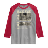 Black Wall Street Raglan Shirt Never Forget Tulsa Black History Month