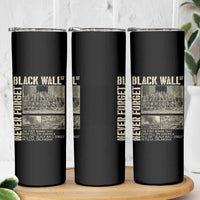 Black Wall Street Skinny Tumbler Never Forget Tulsa Black History Month