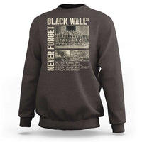 Black Wall Street Sweatshirt Never Forget Tulsa Black History Month