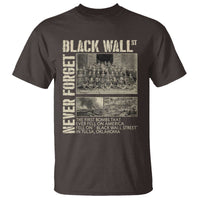 Black Wall Street T Shirt Never Forget Tulsa Black History Month