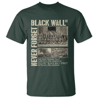 Black Wall Street T Shirt Never Forget Tulsa Black History Month