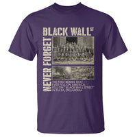 Black Wall Street T Shirt Never Forget Tulsa Black History Month
