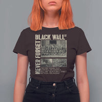 Black Wall Street T Shirt For Women Never Forget Tulsa Black History Month