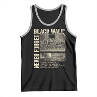 Black Wall Street Tank Top Never Forget Tulsa Black History Month