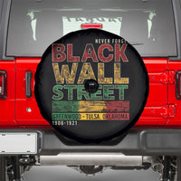 Never Forget Black Wall Street Spare Tire Cover Greenwood Tulsa Oklahoma Black History