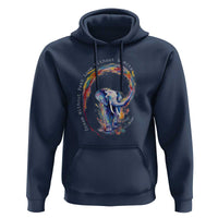 LGBTQ Ally Hoodie Dream Without Fear Love Without Limits Rainbow Watercolor Elephant