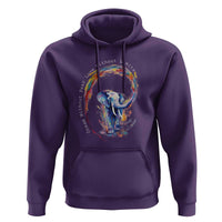 LGBTQ Ally Hoodie Dream Without Fear Love Without Limits Rainbow Watercolor Elephant