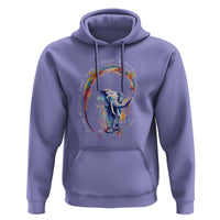 LGBTQ Ally Hoodie Dream Without Fear Love Without Limits Rainbow Watercolor Elephant