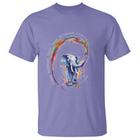 LGBTQ Ally T Shirt Dream Without Fear Love Without Limits Rainbow Watercolor Elephant