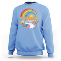 LGBT Pride Sweatshirt The Future Is Inclusive Rainbow - Wonder Print Shop