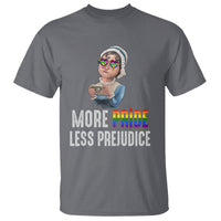 LGBT Pride T Shirt More Pride Less Prejudice Rainbow - Wonder Print Shop