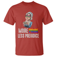 LGBT Pride T Shirt More Pride Less Prejudice Rainbow - Wonder Print Shop