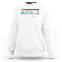 Funny Gay Agenda Weekly Schedule Pride LGBT Pride Sweatshirt - Wonder Print Shop