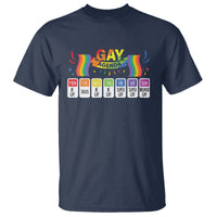 Funny Gay Agenda Weekly Schedule Pride LGBT Pride T Shirt - Wonder Print Shop