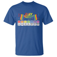 Funny Gay Agenda Weekly Schedule Pride LGBT Pride T Shirt - Wonder Print Shop
