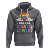 LGBT Pride Hoodie Sound Gay I'm In Rainbow - Wonder Print Shop