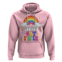 LGBT Pride Hoodie Sound Gay I'm In Rainbow - Wonder Print Shop