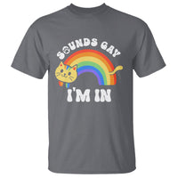 LGBT Cat Lover T Shirt Sound Gay I'm In Funny Rainbow Cat - Wonder Print Shop