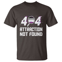 Asexual T Shirt Error 404 Attraction Not Found ACE Asexuality LGBTQ - Wonder Print Shop
