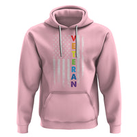 LGBT Veteran Hoodie American Flag Rainbow Military Army - Wonder Print Shop