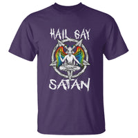 Hail Gay Satan T Shirt Goth Baphomet Devil LGBT Pride - Wonder Print Shop